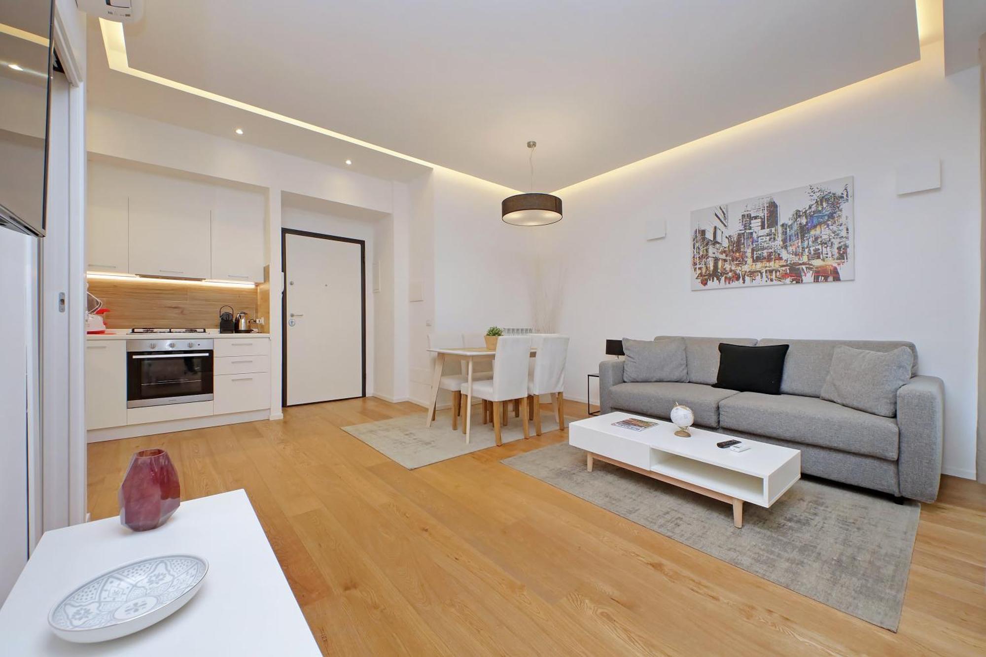 Cozy 1-bedroom Flat With Balcony, Steps To Vatican Apartamento Roma